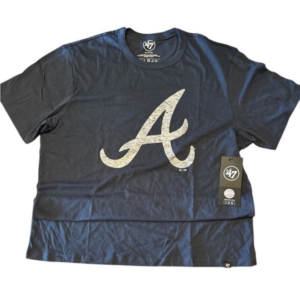 Brand 47 MLB Men's Distressed Imprint Primary Logo - Atlanta Braves. - XL